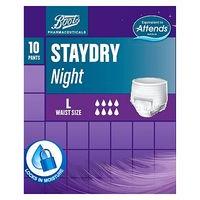 Boots Staydry Night Pants Large - 10