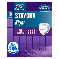 Boots Staydry Night Pants Medium - 10