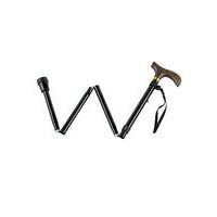 WALKING STICK PREMIUM FOLDING BLACK